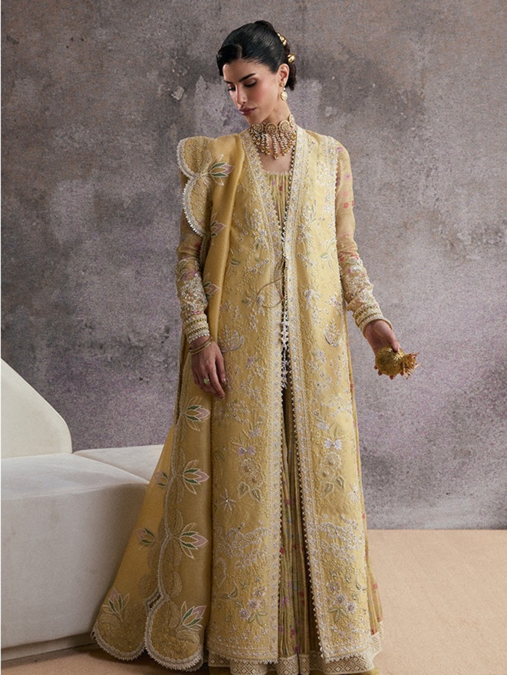 Suffuse by Sana Yasir Yellow dress